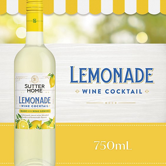 Sutter Home Lemonade Wine Cocktail Bottle - 750 Ml