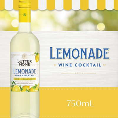 Sutter Home Lemonade Wine Cocktail Bottle 750 Ml Albertsons