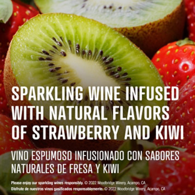 Woodbridge Sparkling Infusions Strawberry & Kiwi Sparkling Wine - 750 Ml - Image 4