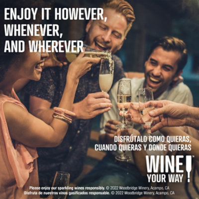 Woodbridge Sparkling Infusions Strawberry & Kiwi Sparkling Wine - 750 Ml - Image 3