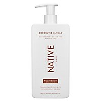 Native Shampoo Coconut Vanilla Moisturiz - 16.5 OZ - Image 3