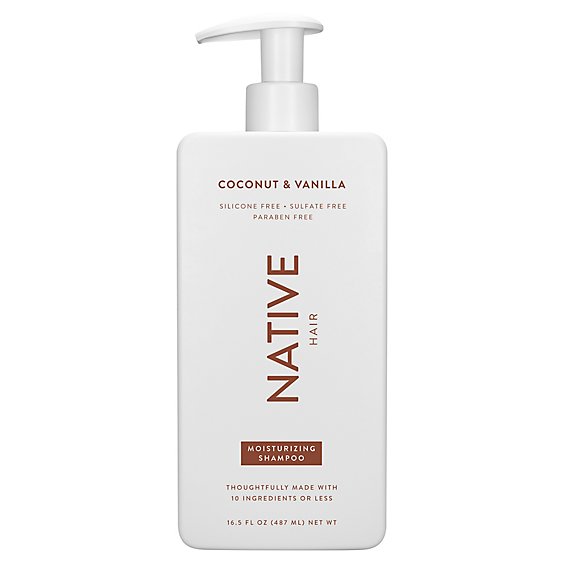 Native Shampoo Coconut Vanilla Moisturiz - 16.5 OZ