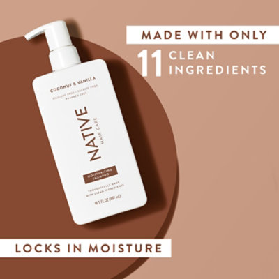Native Shampoo Coconut Vanilla Moisturiz - 16.5 OZ - Image 7