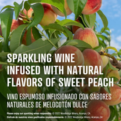 Woodbridge Sparkling Infusions Sweet Peach Sparkling Wine - 750 Ml - Image 4