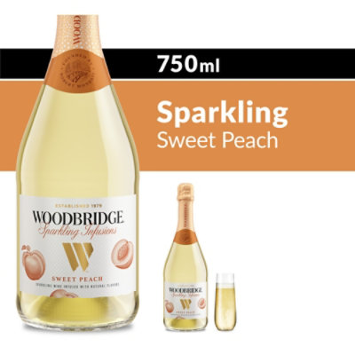 Woodbridge Sparkling Infusions Sweet Peach Sparkling Wine 750 Ml