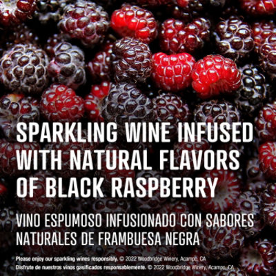 Woodbridge Sparkling Infusions Black Raspberry Sparkling Wine - 750 Ml - Image 4