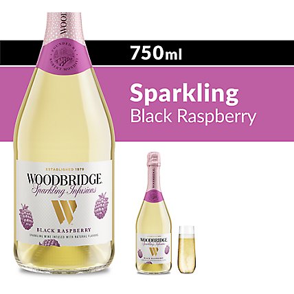 Woodbridge Sparkling Infusions Black Raspberry Sparkling Wine - 750 Ml - Image 1