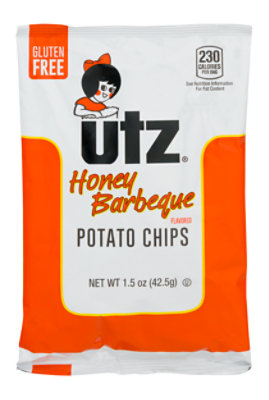 Utz Honey Bbq Flat Chip - 1.5 OZ - Image 3