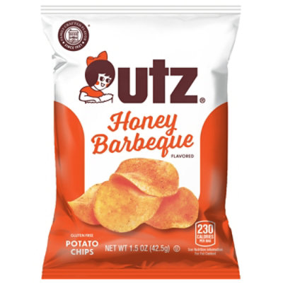 Utz Honey Bbq Flat Chip - 1.5 OZ - Image 2