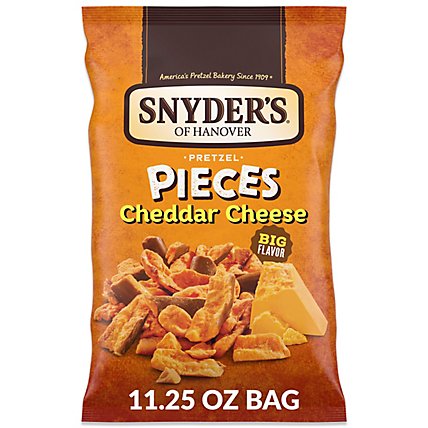 Snyders of Hanover Cheddar Cheese Pretzel Pieces - 11.25 Oz - Image 1