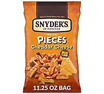 Snyders of Hanover Cheddar Cheese Pretzel Pieces - 11.25 Oz