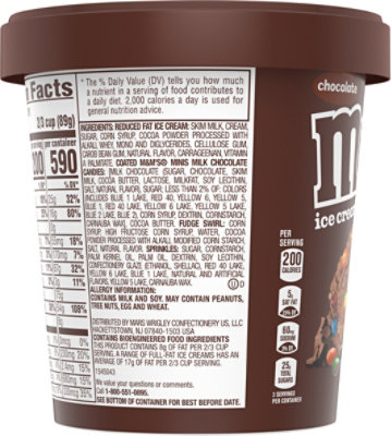 M&M'S Chocolate Ice Cream Pint - 16 Oz - Image 3