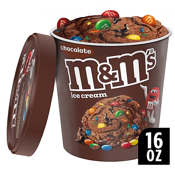 M&M'S Chocolate Ice Cream Pint - 16 Oz