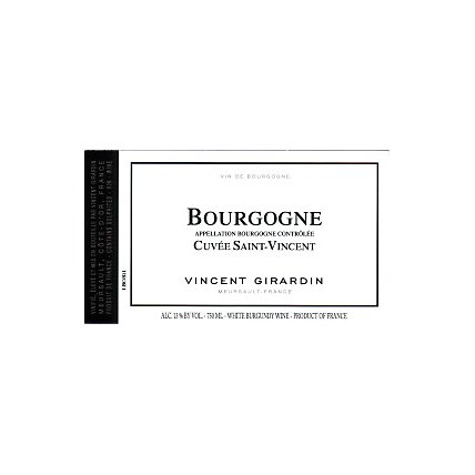 Vincent Girardin Bourgogne Cuvee St Vincent Blanc Wine - 750 Ml - Image 1
