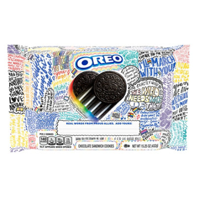 Oreo Pride 2022 Double Stuf Cookies 15.25z - 15.25 OZ - Image 3