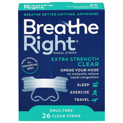 Breathe Right Extra Strength Clear 26ct Each - 26 CT - Image 1