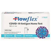 Flowflex COVID-19 Antigen Home Test 1 Count - Each - Image 2