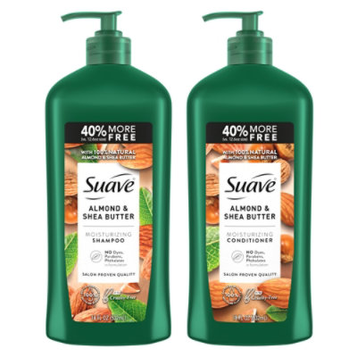 Suave Shampoo/conditioner Almond & Shea Butter 2 18 Oz. - 2 - 18OZ - Image 2