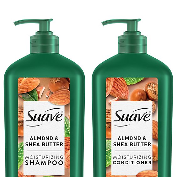 Suave Shampoo/conditioner Almond & Shea Butter 2 18 Oz. - 2 - 18OZ