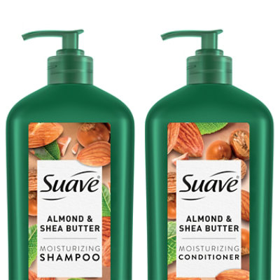 Suave Shampoo/conditioner Almond & Shea Butter 2 18 Oz. - 2 - 18OZ - Image 1