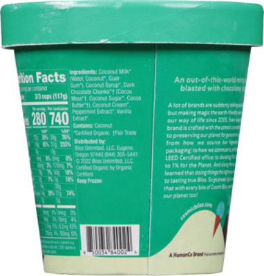Cosmic Bliss Ice Cream Mint Chip - 1 PT - Image 6
