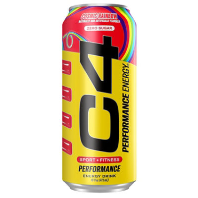 C4 Performance Energy Cosmic Rainbow - 16 OZ - Image 1
