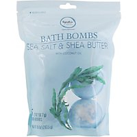 Signature Care Bath Bombs Sea Salt Shea - 5-2 OZ - Image 2