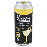 Suzie's Organic Lemon Drop Loaded Hard Seltzer In Cans - 16 Fl. Oz. - Image 3