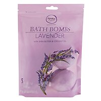 Signature Care Bath Bombs Lavender Scented - 5-2 OZ - Image 3