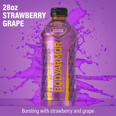 BODYARMOR Strawberry Grape Electrolyte Sports Drink Bottle - 28 Fl. Oz. - Image 5