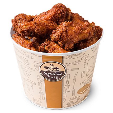 Signature Cafe Bucket Of Chicken Wings Hot - EA - Image 1