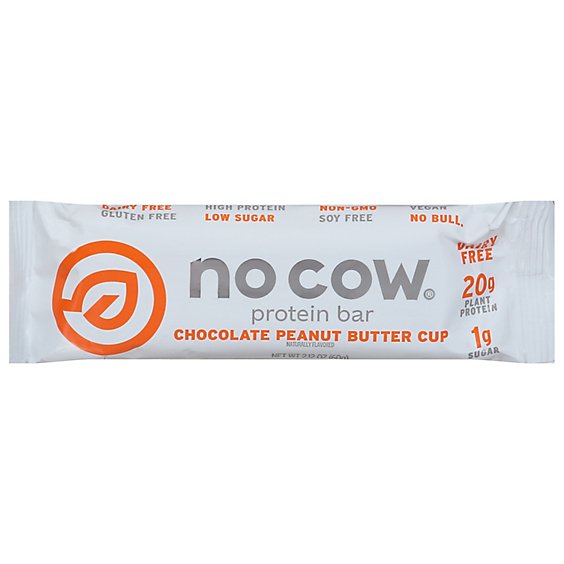 No Cow Chocolate Peanut Butter Cup Protein Bar - 2.12 Oz
