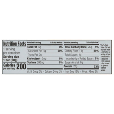 No Cow Chocolate Peanut Butter Cup Protein Bar - 2.12 Oz - Image 4
