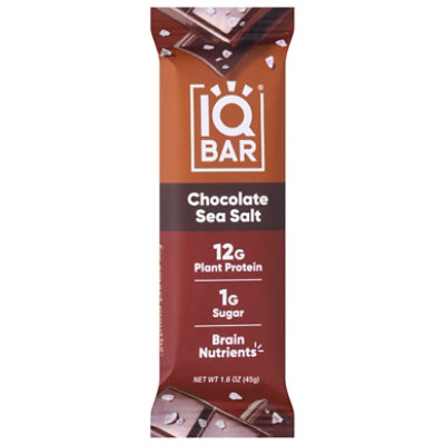 IQBAR Chocolate Sea Salt Protein Bar - 1.6 Oz - Image 1
