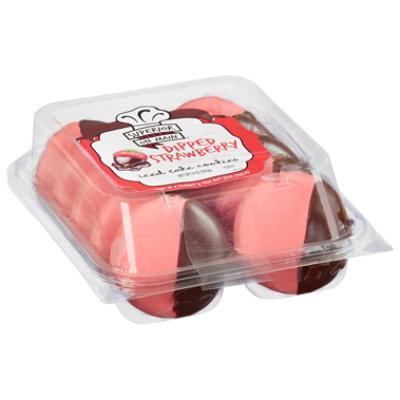 Superior Dipped Strawberry Iced Cake Cookies 10 Count - 9 OZ - Image 2