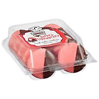 Superior Dipped Strawberry Iced Cake Cookies 10 Count - 9 OZ - Image 1