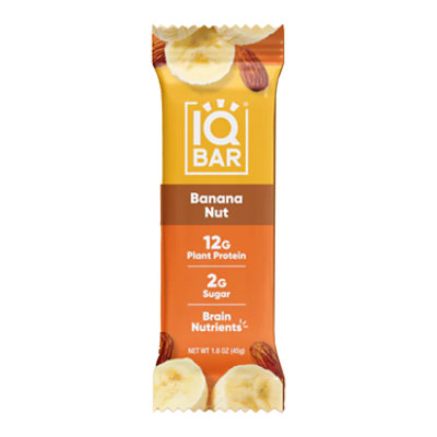 IQBAR Banana Nut Protein Bar - 1.6 Oz - Image 1