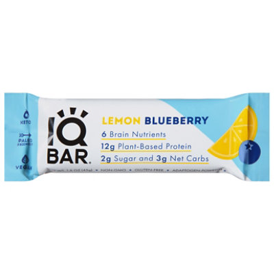 IQBAR Lemon Blueberry Protein Bar - 1.6 Oz - Image 1