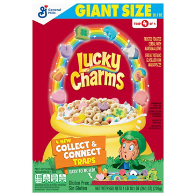Lucky Charms Gluten Free Breakfast Cereal Giant Size - 26.1 OZ - Image 1