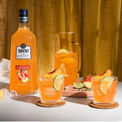 1800 The Ultimate Peach Margarita 9.95% ABV - 1.75 Liter - Image 4