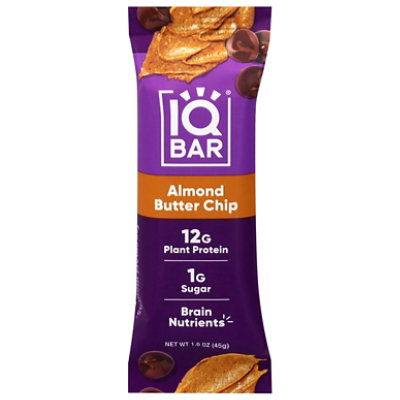 IQBAR Almond Butter Chip Protein Bar - 1.6 Oz