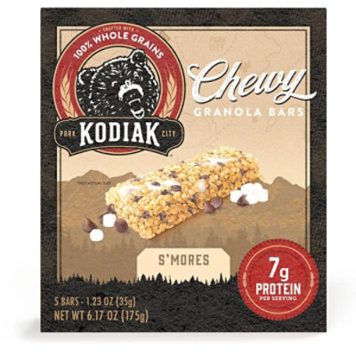 Kodiak Chewy S'mores Granola Bars Box - 6.17 Oz - Image 2