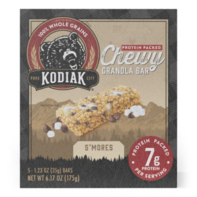 Kodiak Chewy S'mores Granola Bars Box - 6.17 Oz - Image 1