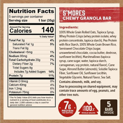 Kodiak Chewy S'mores Granola Bars Box - 6.17 Oz - Image 6