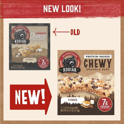 Kodiak Chewy S'mores Granola Bars Box - 6.17 Oz - Image 2