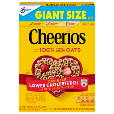 Gmills Cheerios Tstd Whl Grn Oat Cereal Family Sz - 20 OZ - Image 1