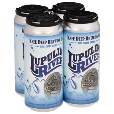 Knee Deep Brewing Co Lupulin River Imperial IPA Can - 4-16 Fl. Oz.