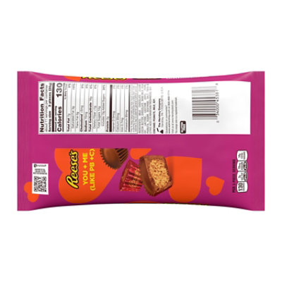 Reeses Miniatures Milk Chocolate Peanut Butter Cups Valentines Day Candy Bag - 9.9 Oz - Image 2