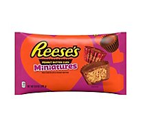 Reese's Miniatures Milk Chocolate Peanut Butter Cups Candy Bag - 9.9 Oz