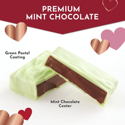 Fannie May Premium Milk Chocolate Candy Mint Meltaways Valentine's Day Single Serve Treat - 1.5 Oz - Image 5